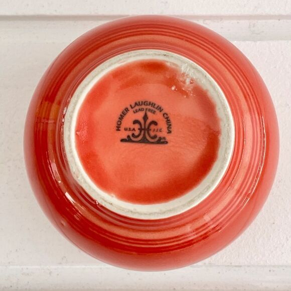 Fiesta Fiestaware Retired Persimmon (Intro 1989) Chili Bowl - Picture 4 of 4